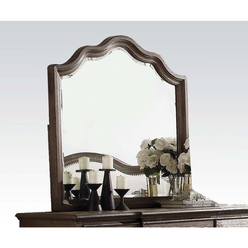 ACME 26114 Baudouin Mirror, Weathered Oak