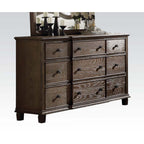ACME 26115 Baudouin Dresser, Weathered Oak