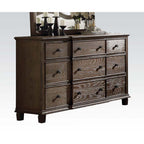 ACME 26115 Baudouin Dresser, Weathered Oak