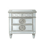 ACME 26153 Varian Nightstand, Mirrored