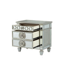 ACME 26153 Varian Nightstand, Mirrored