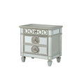 ACME 26153 Varian Nightstand, Mirrored