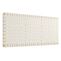 Modway MOD-7124 Sparta Weave Wall-Mount Vegan Leather Queen Headboard