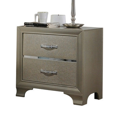 ACME 26243 Carine Nightstand, Champagne