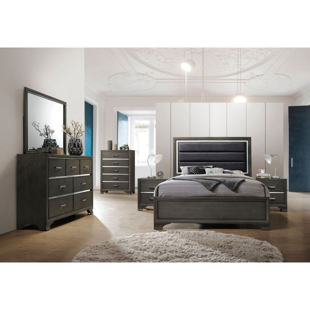 ACME 26264 Carine Mirror, Gray