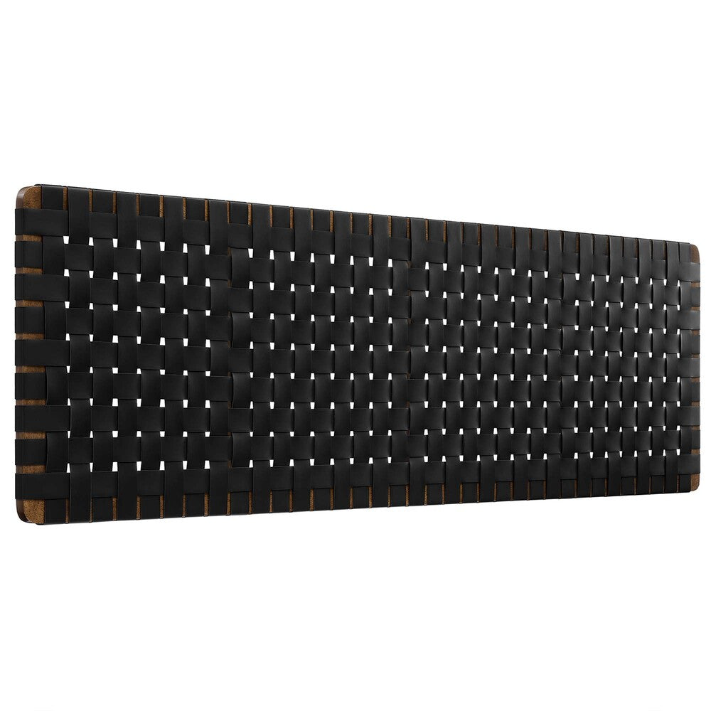 Modway MOD-7126 Sparta Weave Wall-Mount Vegan Leather King Headboard