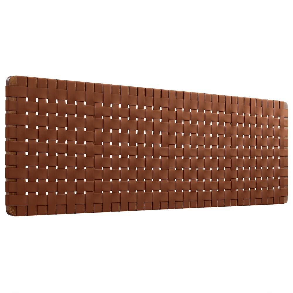 Modway MOD-7126 Sparta Weave Wall-Mount Vegan Leather King Headboard