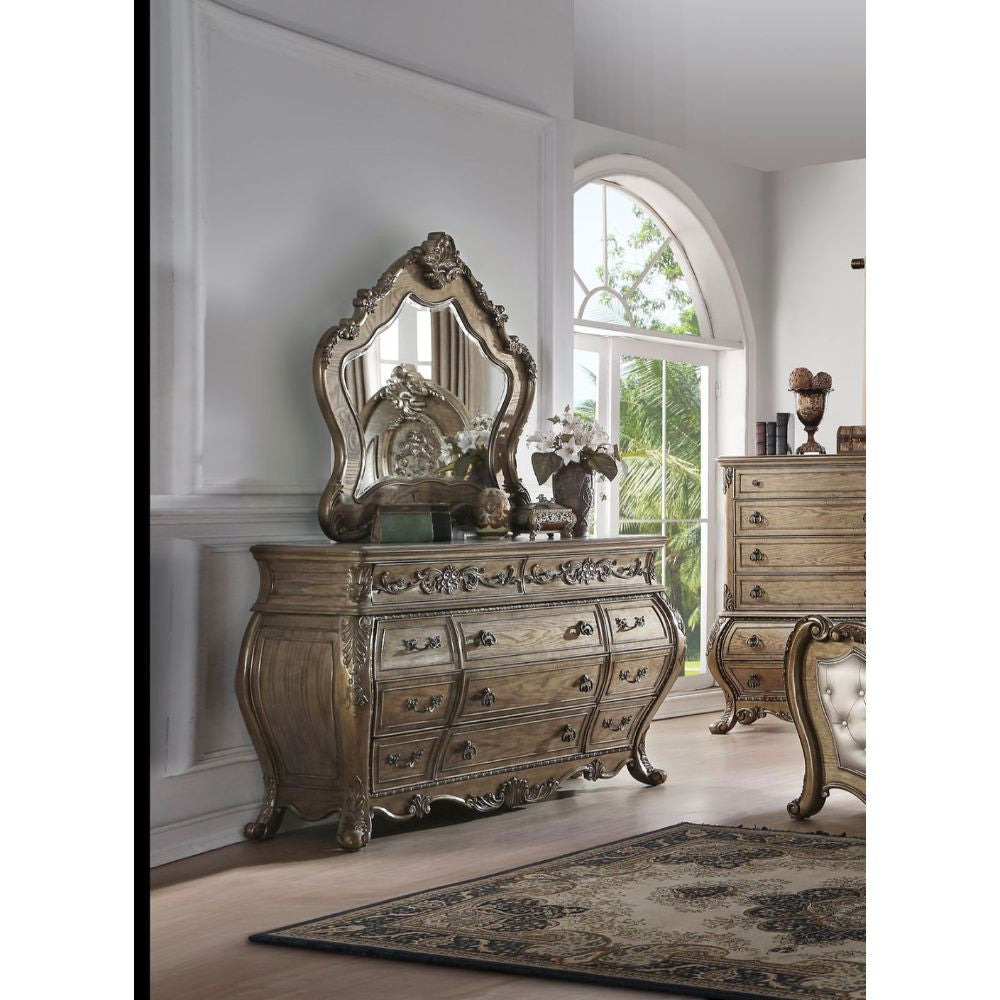 ACME 26315 Ragenardus Dresser, Vintage Oak