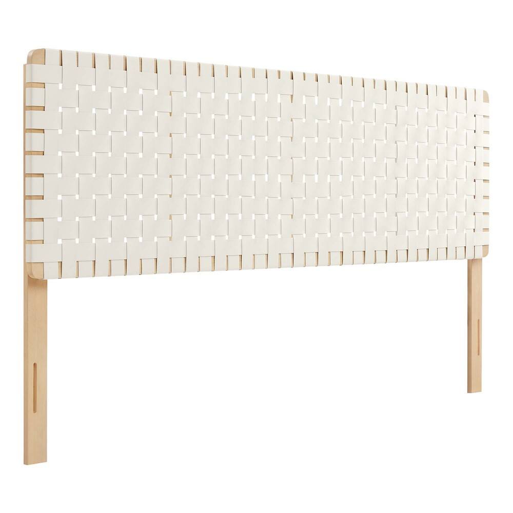 Modway MOD-7127 Sparta Weave Vegan Leather King Headboard