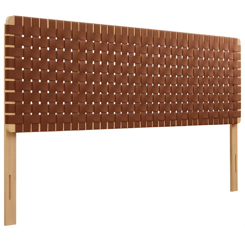Modway MOD-7127 Sparta Weave Vegan Leather King Headboard