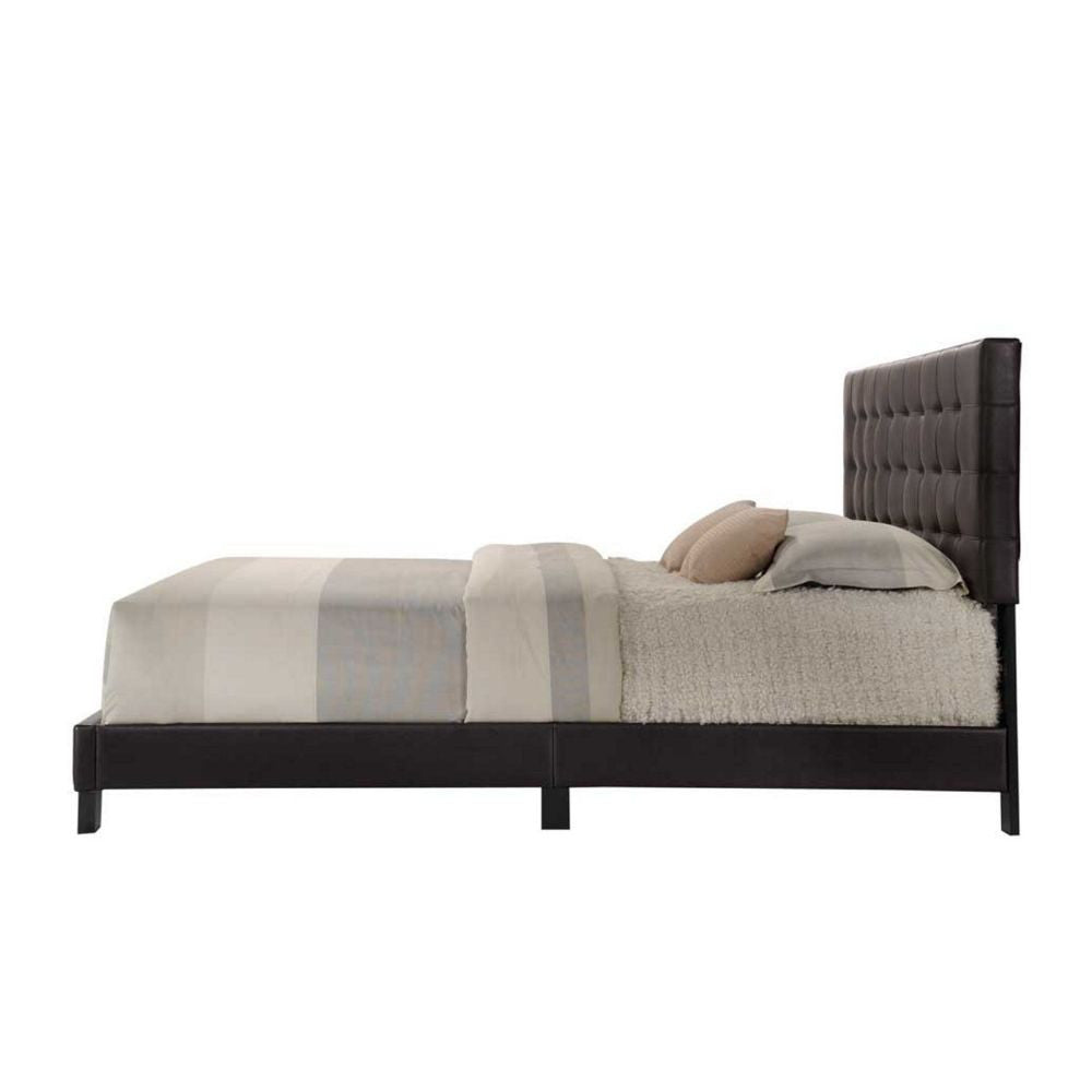 ACME 26350Q Masate Queen Bed, Espresso PU