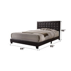 ACME 26350Q Masate Queen Bed, Espresso PU