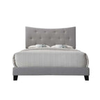 ACME 26360Q Venacha Queen Bed, Gray Fabric