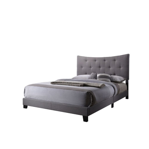 ACME 26360Q Venacha Queen Bed, Gray Fabric