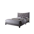 ACME 26360Q Venacha Queen Bed, Gray Fabric