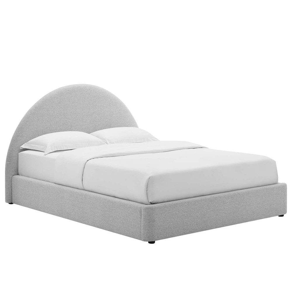 Modway MOD-7134 Resort Upholstered Fabric Arched Round King Platform Bed