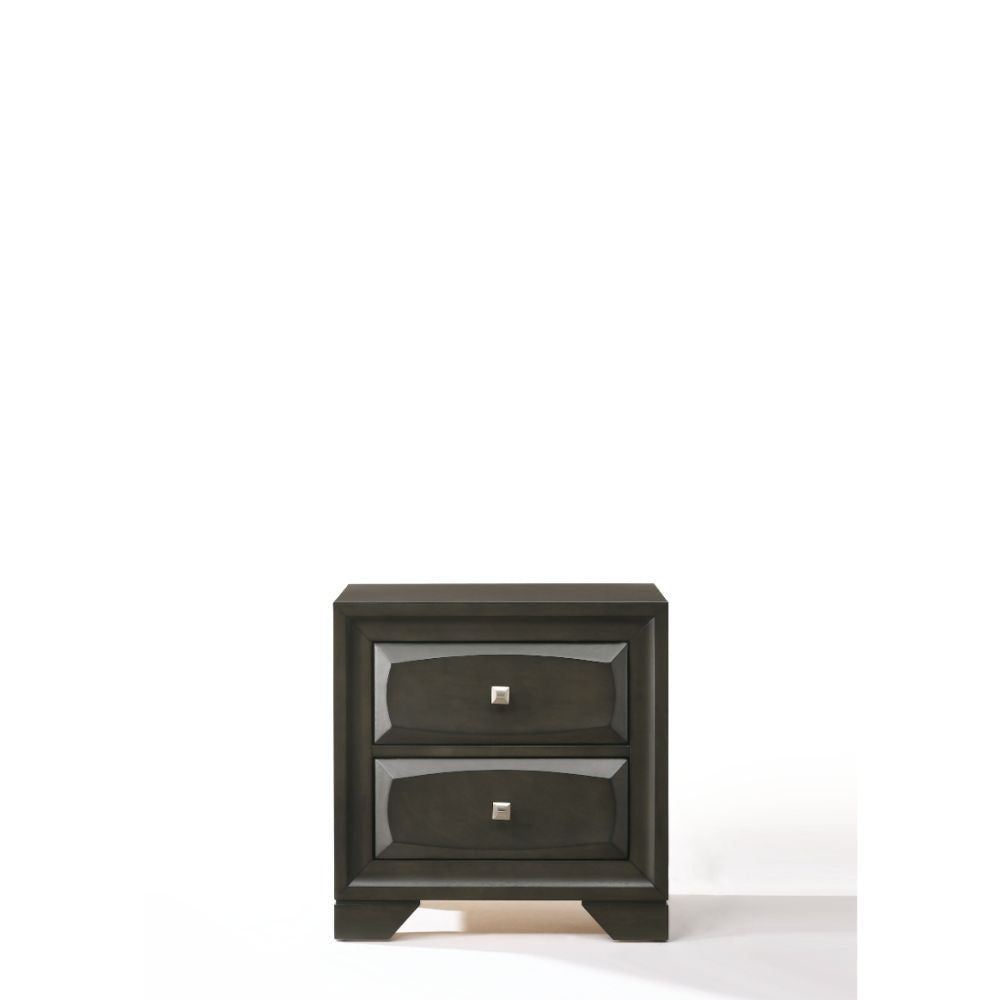 ACME 26543 Soteris Nightstand, Antique Gray