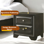 ACME 26543 Soteris Nightstand, Antique Gray