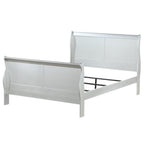 ACME 26697EK Louis Philippe III Eastern King Bed, Platinum (1Set/2Ctn)