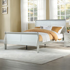 ACME 26730Q Louis Philippe Queen Bed, Platinum (1Set/2Ctn)