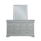 ACME 26734 Louis Philippe Mirror, Platinum