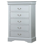 ACME 26736 Louis Philippe Chest, Platinum