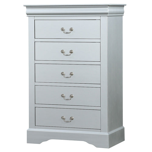 ACME 26736 Louis Philippe Chest, Platinum