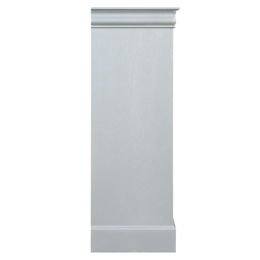 ACME 26736 Louis Philippe Chest, Platinum