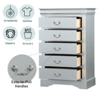 ACME 26736 Louis Philippe Chest, Platinum
