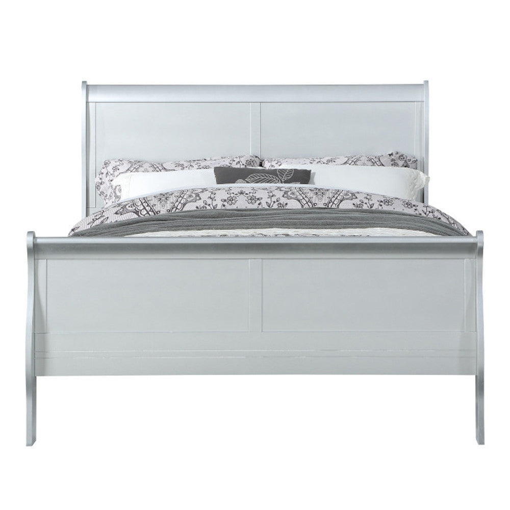 ACME 26740T Louis Philippe Twin Bed, Platinum (1Set/2Ctn)
