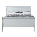 ACME 26745F Louis Philippe Full Bed, Platinum (1Set/2Ctn)