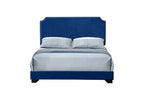 ACME 26760Q Haemon Queen Bed - Blue Fabric, Blue Fabric