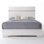ACME 26770Q Naima II Queen Bed, White (High Gloss) (1Set/2Ctn)