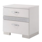 ACME 26773 Naima II Nightstand, White (High Gloss)