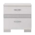 ACME 26773 Naima II Nightstand, White (High Gloss)
