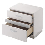 ACME 26773 Naima II Nightstand, White (High Gloss)