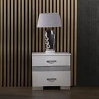 ACME 26773 Naima II Nightstand, White (High Gloss)