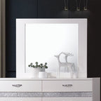 ACME 26774 Naima II Mirror, White (High Gloss)