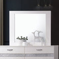 ACME 26774 Naima II Mirror, White (High Gloss)