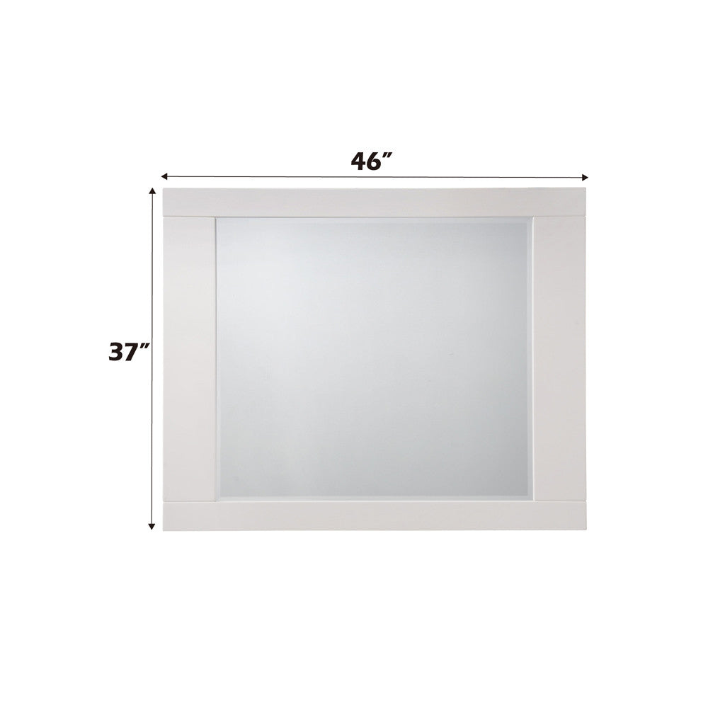 ACME 26774 Naima II Mirror, White (High Gloss)