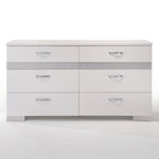 ACME 26775 Naima II Dresser, White (High Gloss)