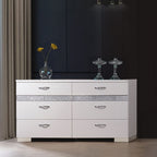 ACME 26775 Naima II Dresser, White (High Gloss)