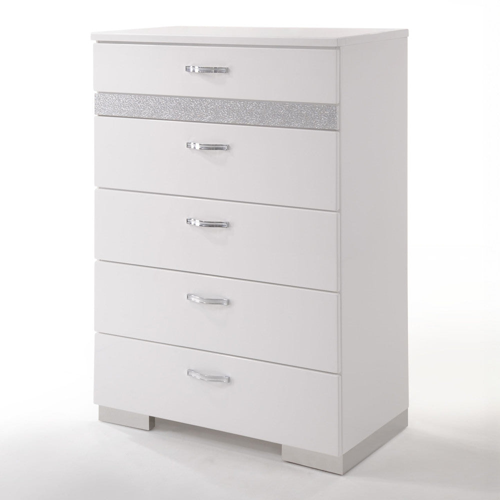 ACME 26776 Naima II Chest, White (High Gloss)