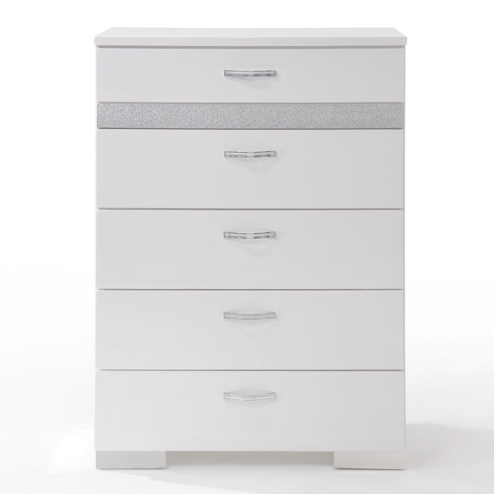 ACME 26776 Naima II Chest, White (High Gloss)