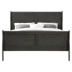 ACME 26787EK Louis Philippe Eastern King Bed, Dark Gray (1Set/2Ctn)