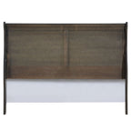 ACME 26787EK Louis Philippe Eastern King Bed, Dark Gray (1Set/2Ctn)