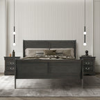ACME 26787EK Louis Philippe Eastern King Bed, Dark Gray (1Set/2Ctn)