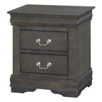 ACME 26793 Louis Philippe Nightstand, Dark Gray