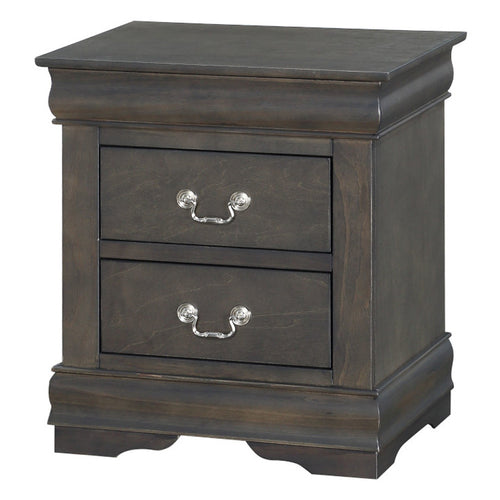 ACME 26793 Louis Philippe Nightstand, Dark Gray
