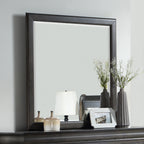 ACME 26794 Louis Philippe Mirror, Dark Gray